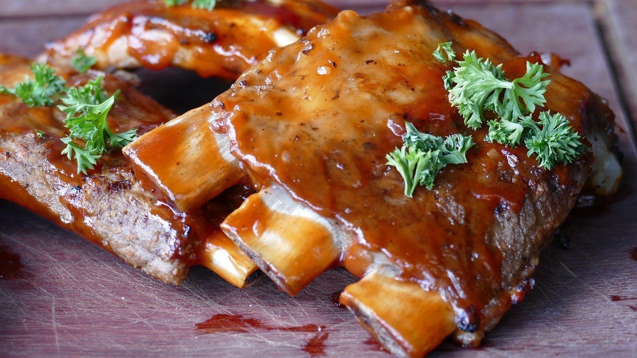 meat, ribs, eat