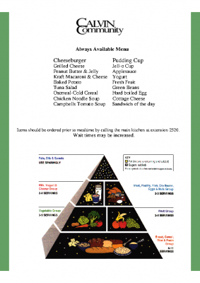 Food Items That Are Always Available To Order